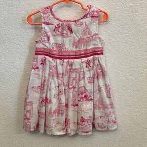 Girls' baby toddler size 18-24 month Monsoon pink London design dress